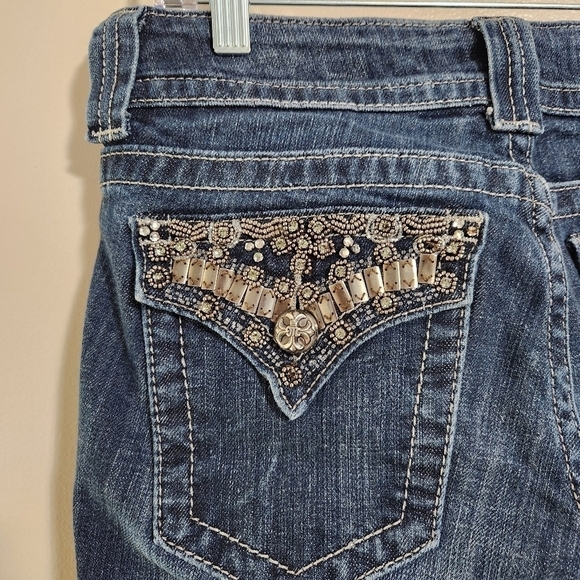 Miss Me Jeans, sz 27 bootcut western cowgirlcore, boho, - Picture 9 of 11